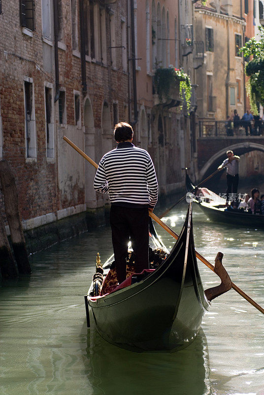 威尼斯运河的船夫
