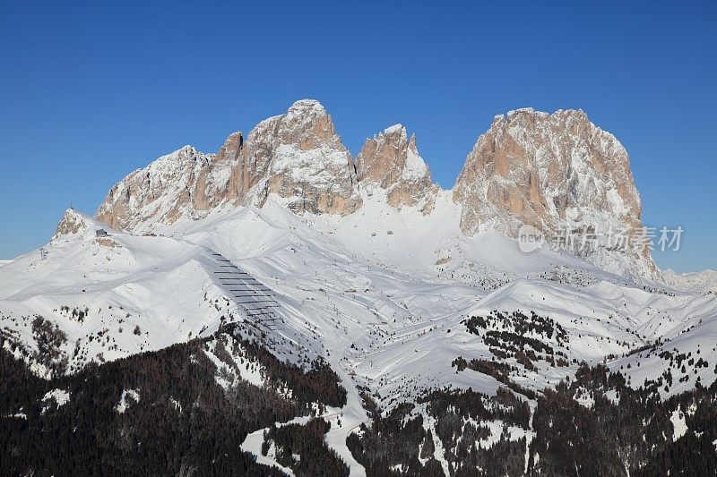 罗德拉滑雪场，Dolomites