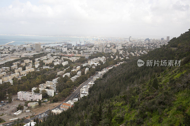 海法的城市。