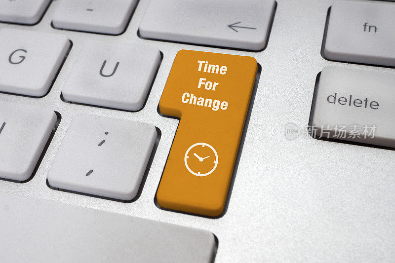 改变的时间-概念键盘