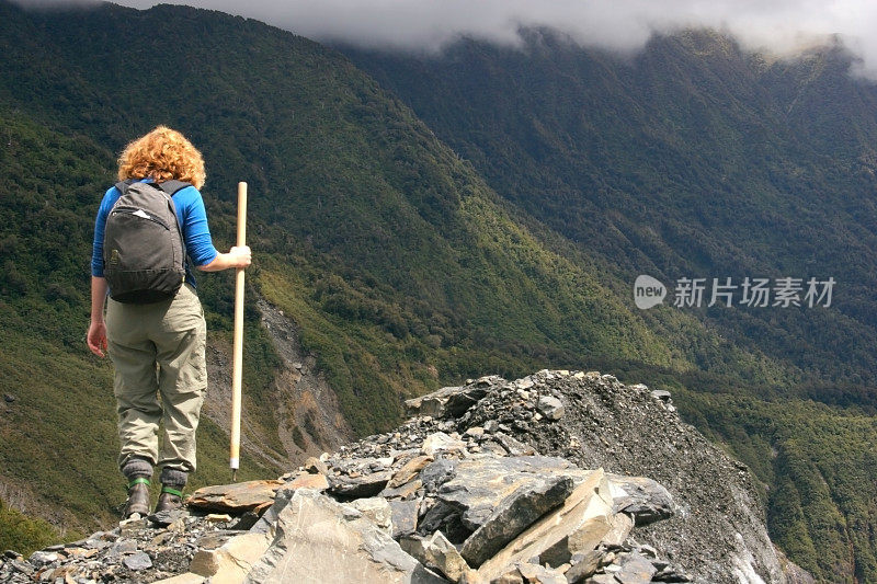 山徒步旅行