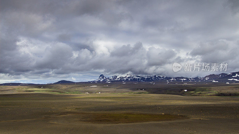 冰岛的高地