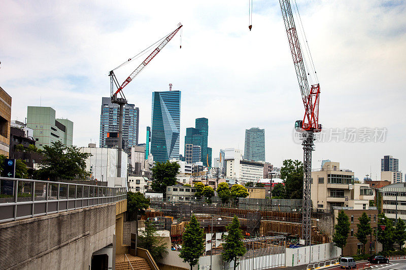 东京金融区的建筑建筑行业