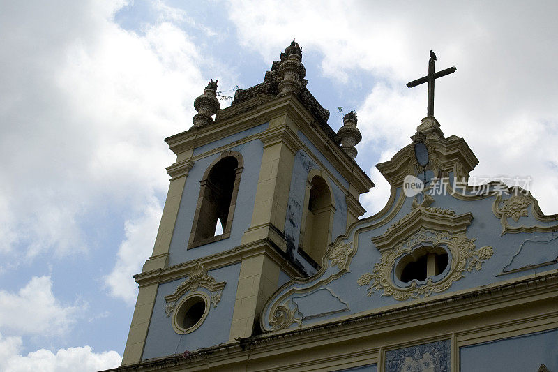 巴西，萨尔瓦多，巴伊亚的教堂