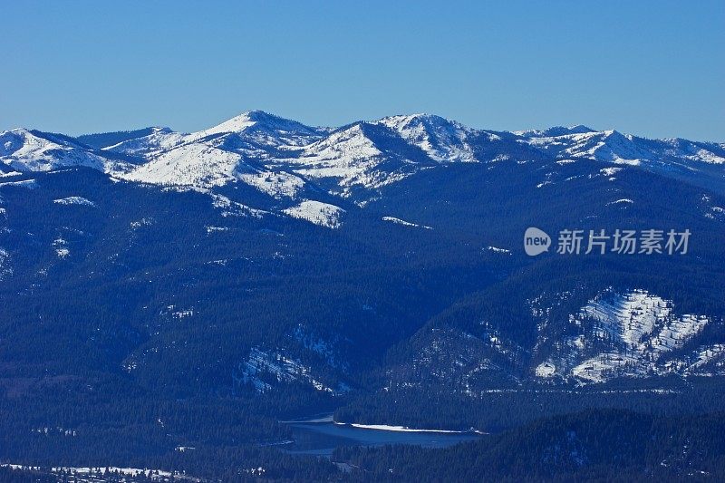 西斯基尤湖区域景观