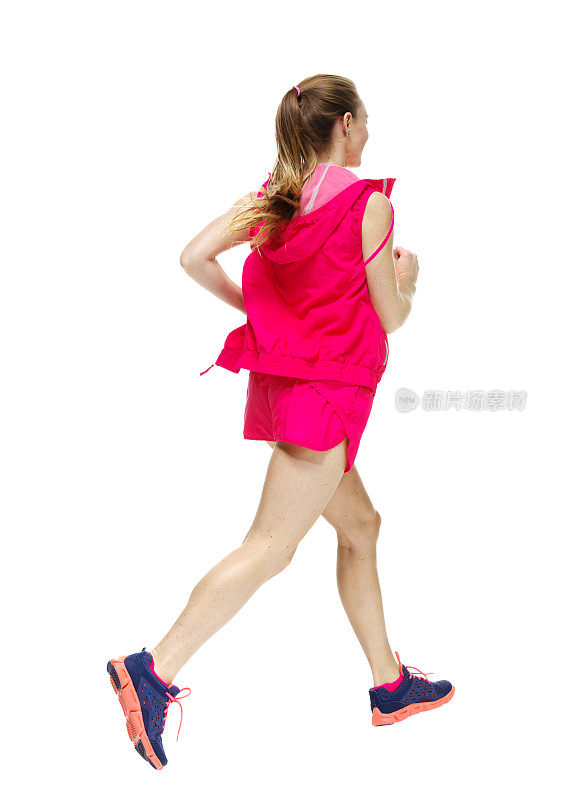 运动女性跑步