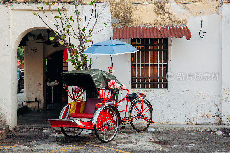 三轮车，槟城，马来西亚
