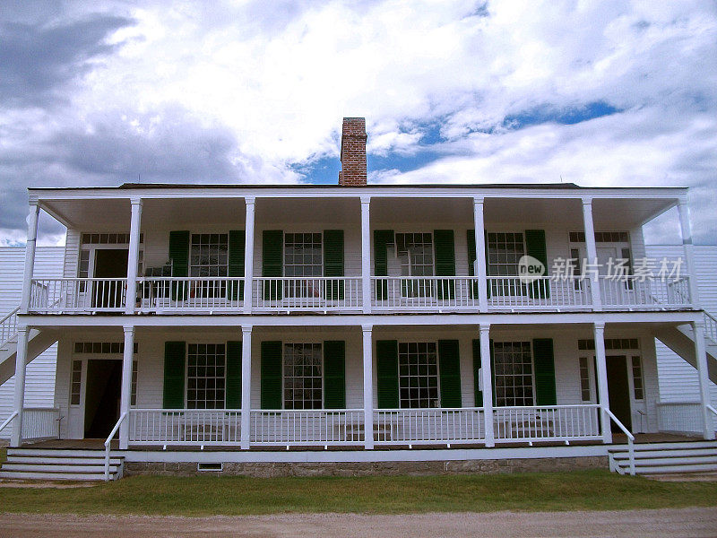 拉勒米堡国家历史遗址，怀俄明州历史悠久的军事住宅