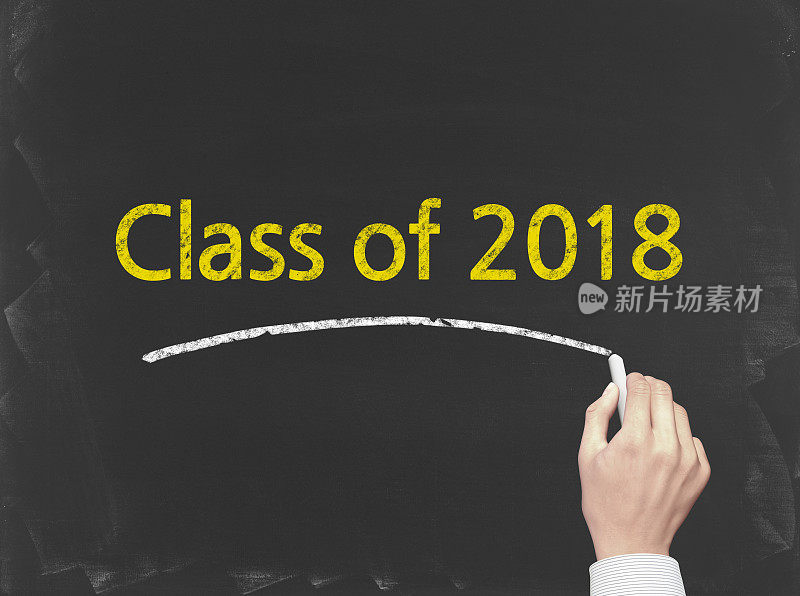 2018级-商业黑板背景