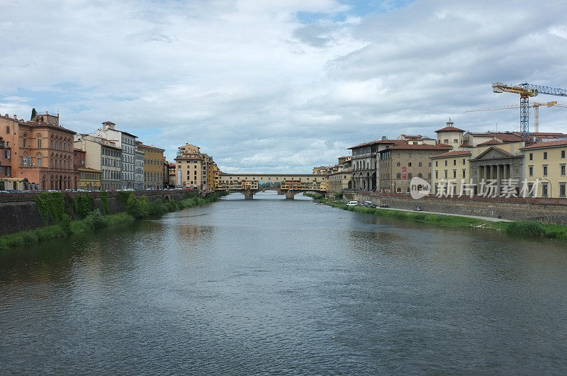 阿尔诺河，佛罗伦萨，托斯卡纳，意大利