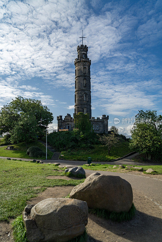 苏格兰爱丁堡卡尔顿山纳尔逊纪念碑