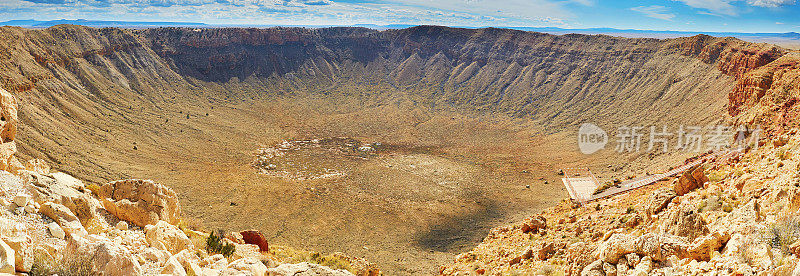 陨石坑也被称为巴林杰陨石坑在亚利桑那州