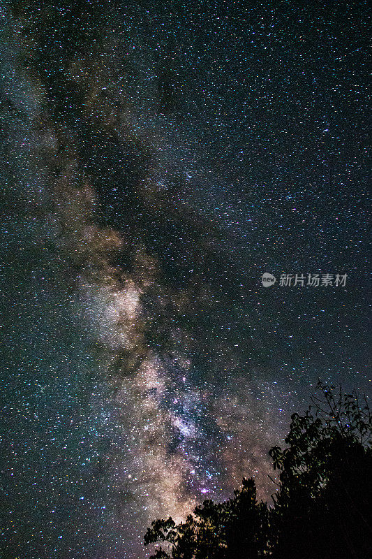 夜晚的银河