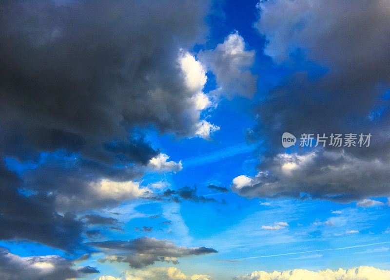 戏剧性的Cloudscape