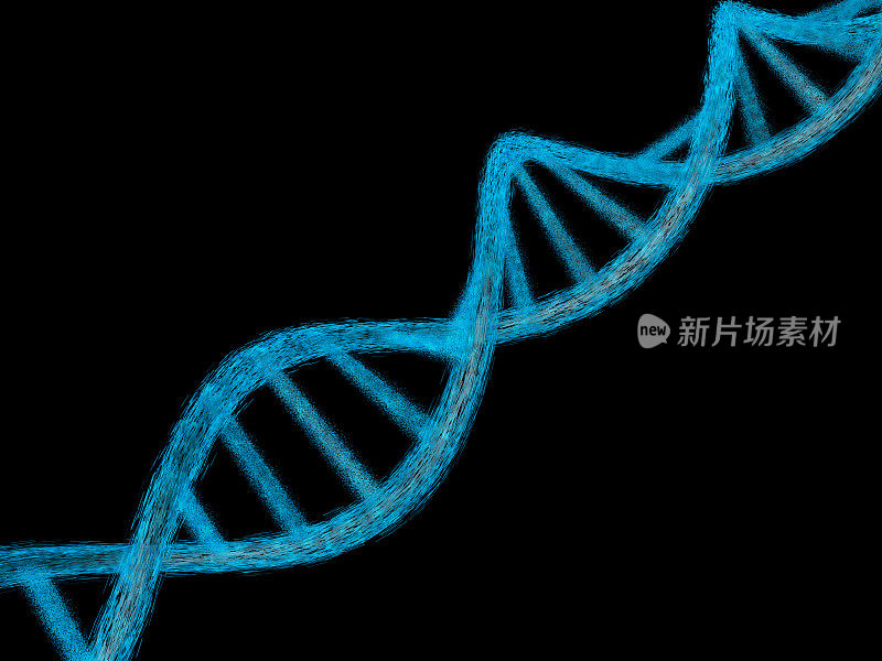 近距离观察螺旋DNA分子