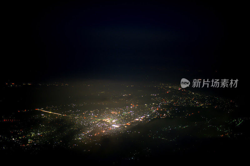 夜景来自布科山，Chichibu,Saitama