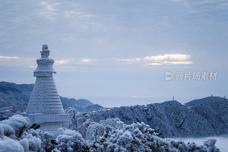 庐山冬季景观