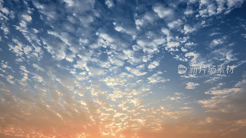 日落的天空背景