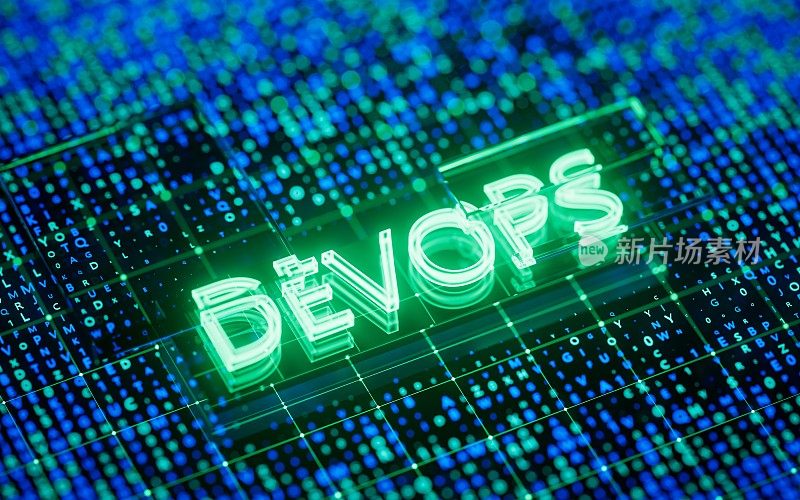 DevOps软件开发操作。程序员管理系统生命周期质量。编码、构建、测试、发布监控。数据流