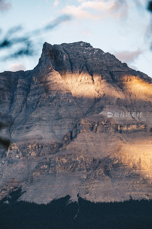 山脉的美景