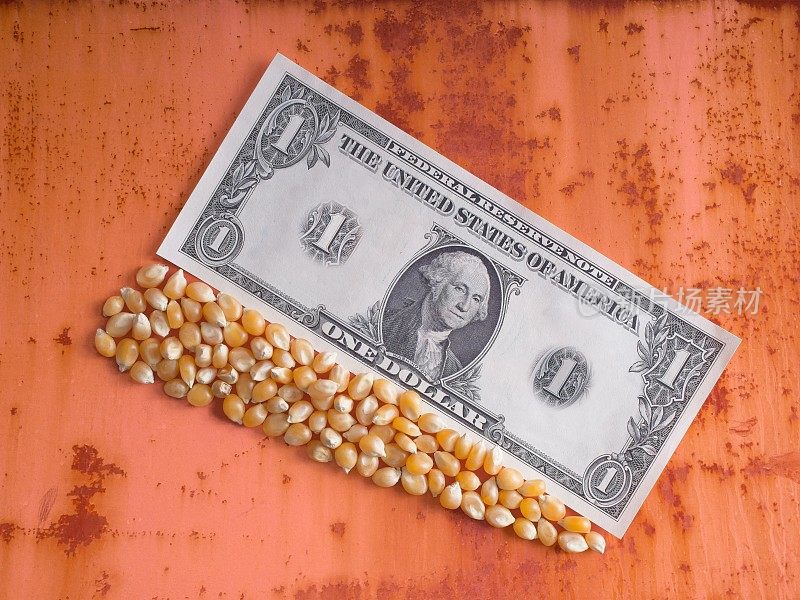 美元贬值意味着玉米减少，这是通货膨胀的一个概念