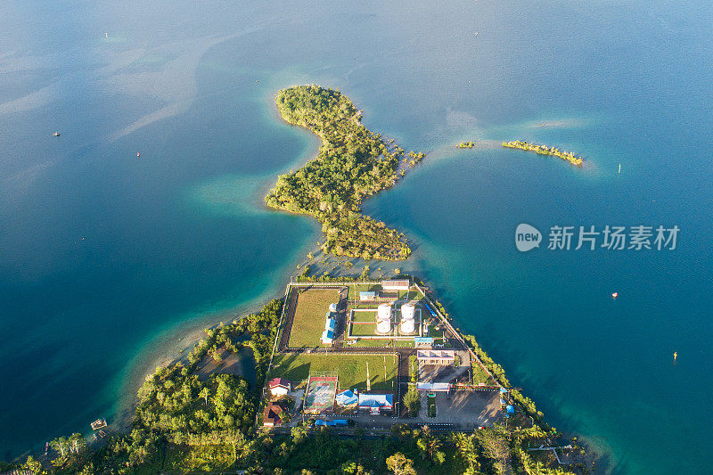 亚齐Simeulue岛的旅游全景图