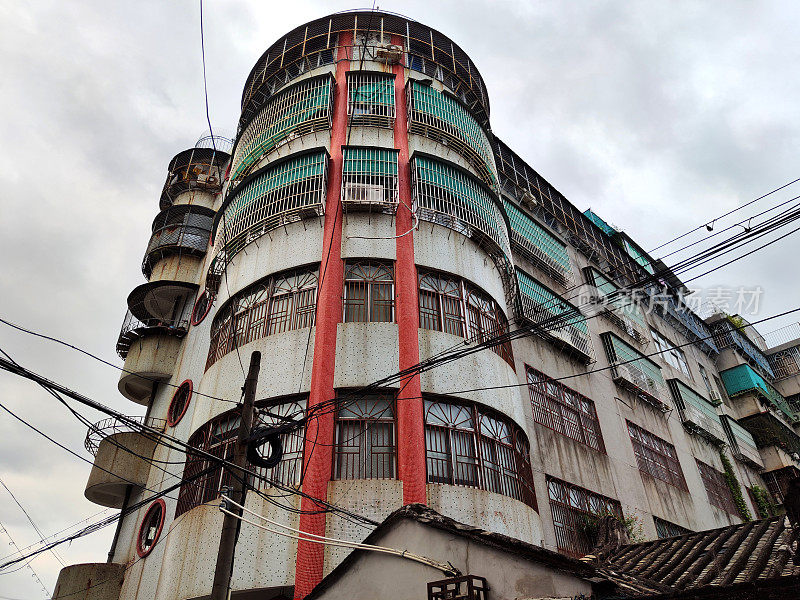 广东省潮州市的老住宅楼