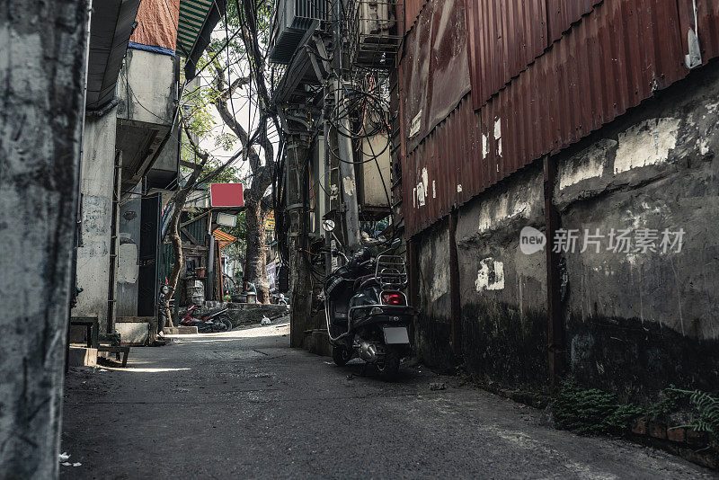 越南首都河内的一个后院