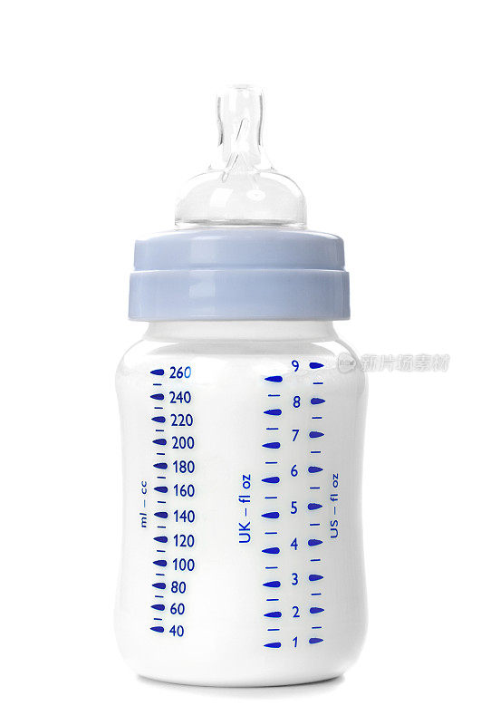婴儿奶瓶中的母乳
