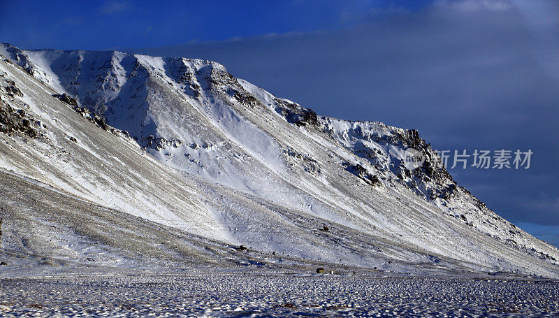 冰岛:Hveragerði附近的山