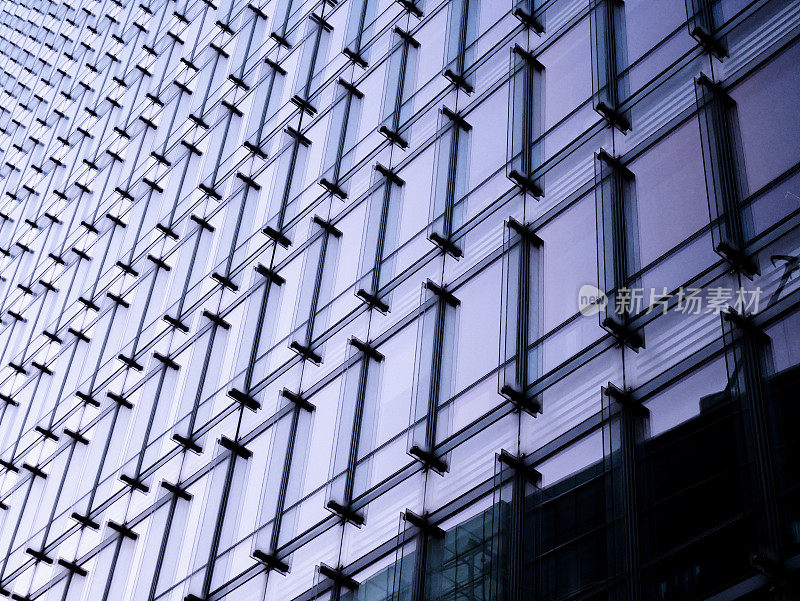 现代建筑――玻璃混凝土建筑，欧洲办公建筑