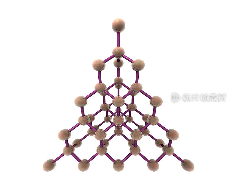 金刚石的分子结构