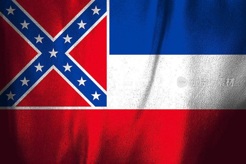 美国密西西比州的国旗