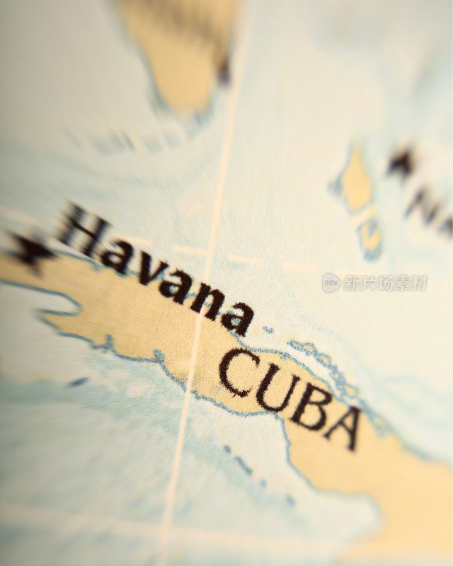 古巴的地图