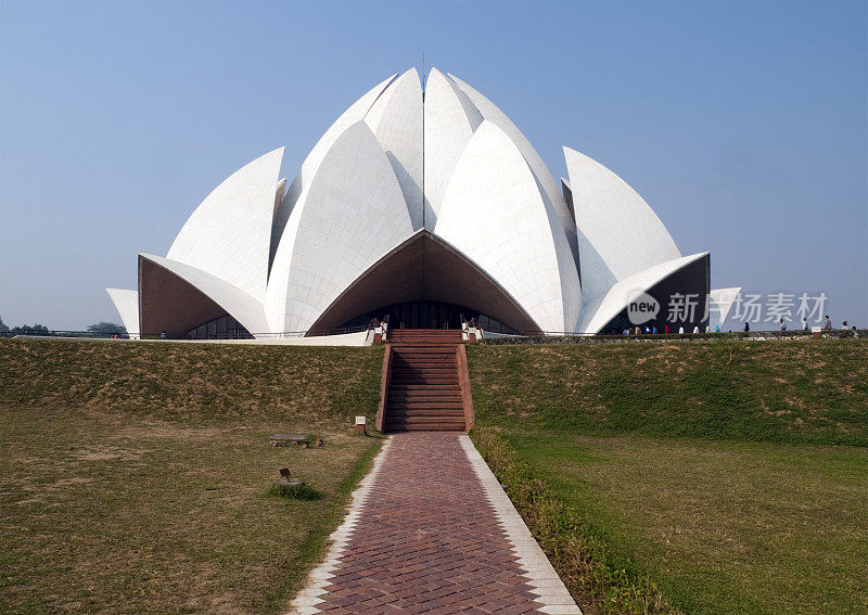 Bahá'í莲花寺，新德里，印度