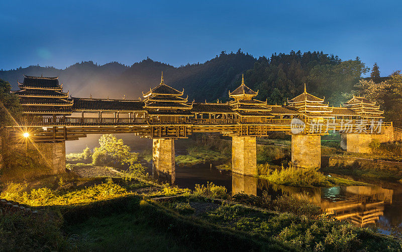 承阳风雨桥，中国