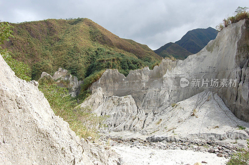 Pinatubo火山岩层，菲律宾