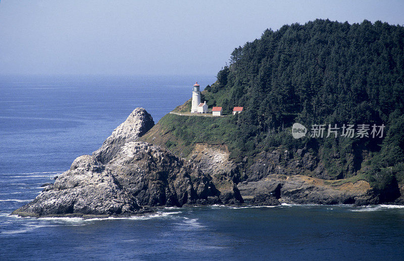 俄勒冈州，海卡塔岬，灯塔特写