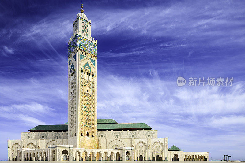 摩洛哥卡萨布兰卡的哈桑二世清真寺