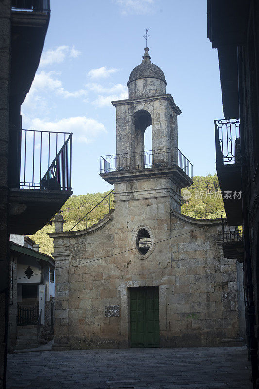 西班牙加利西亚，欧伦塞，里巴达维亚，抹大拉的圣玛丽教堂。