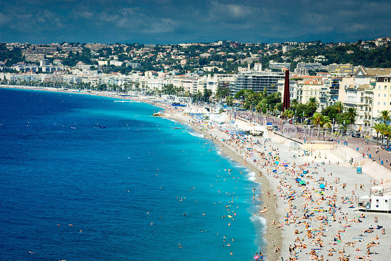 漂亮的法国海滩