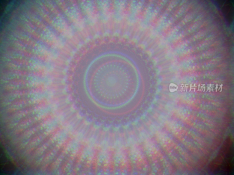 超现实精神曼陀罗背景