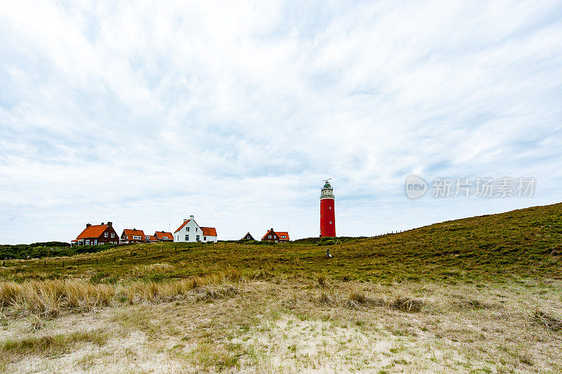 Texel灯塔附近的风景