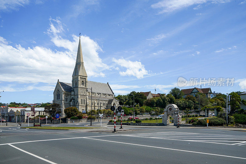 圣路加圣公会教堂，位于新西兰历史悠久的Oamaru镇