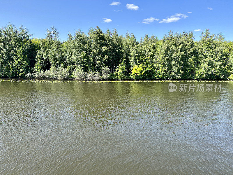 莫斯科河周围的自然公园，莫斯科，俄罗斯