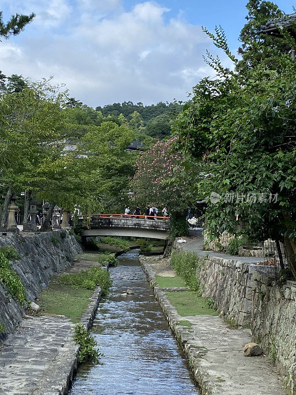 日本-严岛(宫岛)-老城和水道