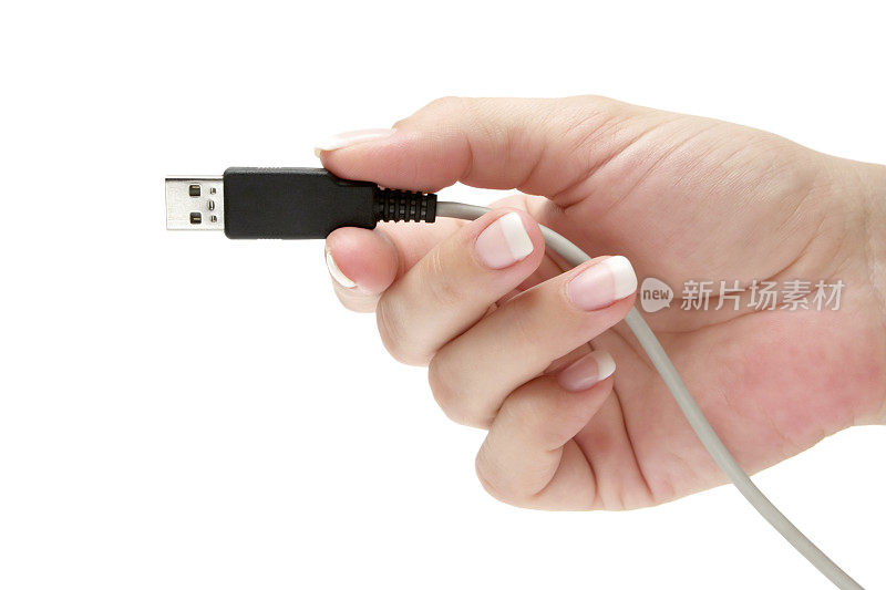 连接USB线缆