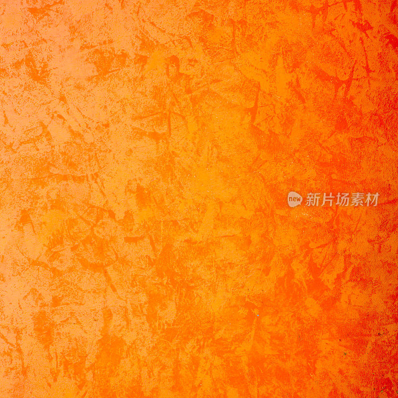 橙色枯燥乏味的墙