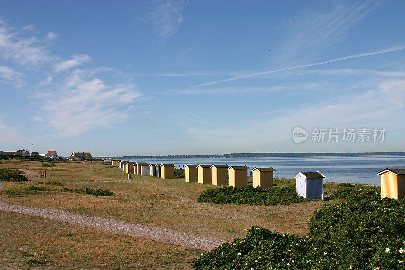 瑞典的海滩小屋