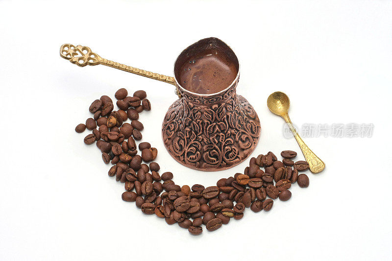 来自波斯尼亚的老式手工咖啡壶